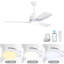 Ventilateur de plafond standard à DEL à 3 pales avec télécommande et ensemble d'éclairage Karrera-2126510892