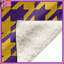 Couvertures mauve et jaune pied-de-poule-133503637