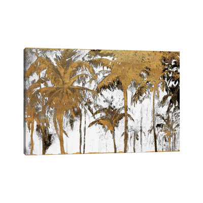 Luxe Palms I 1 Piece Wrapped Canvas Wall Art