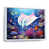 Cadre flottant blanc