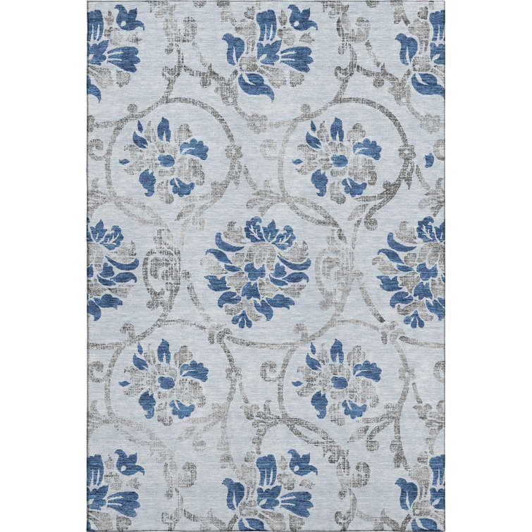 Premium Machine Washable Prisco Sky Rug