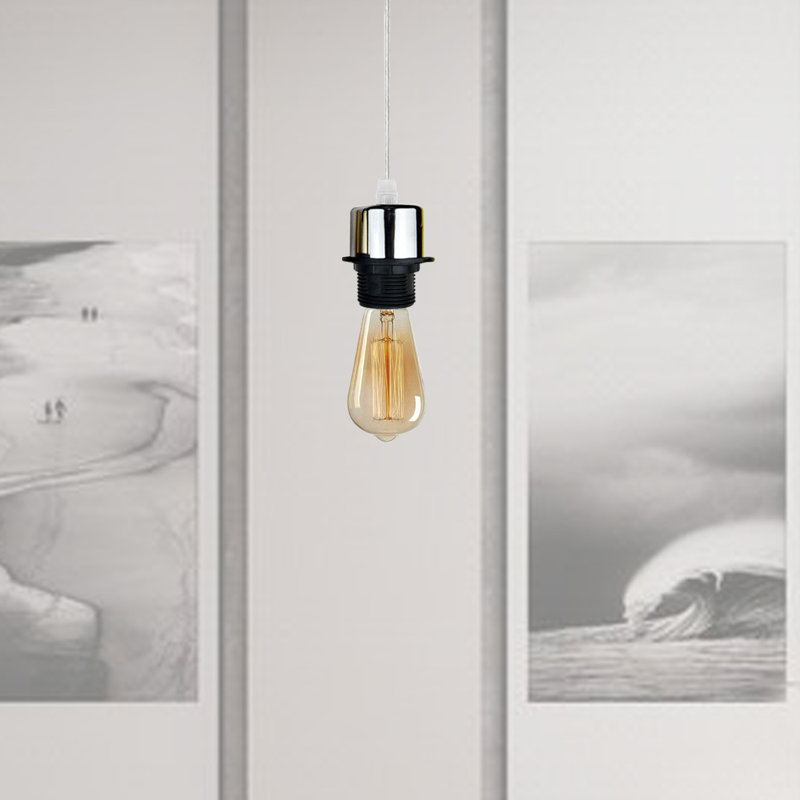 Bastow 2 - Light Single Pendant, No, Chrome