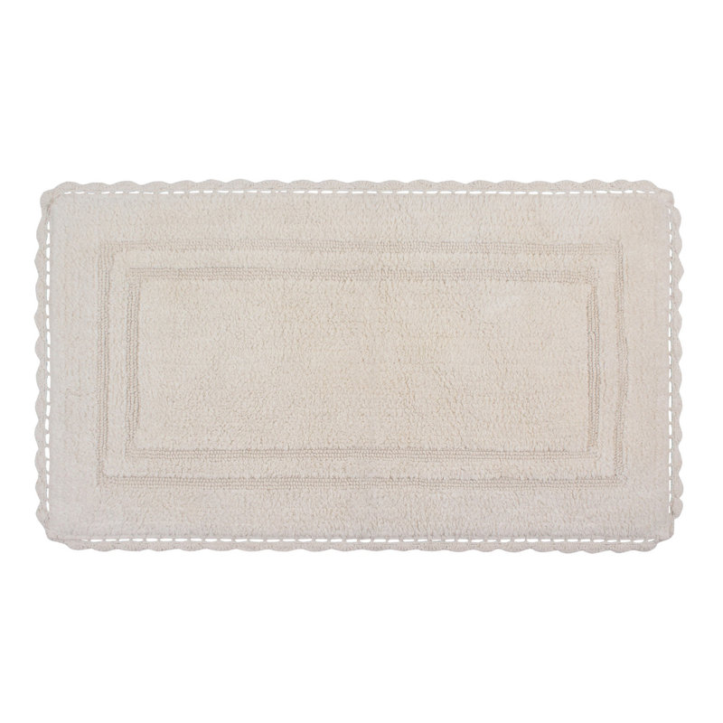 Soft Bath Rug, 24" W x 40" L, Ivory