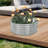 W42" Round Open Base Outdoor Metal Plant Flower Bed-259679008