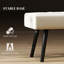 Velvet Upholstered Bench