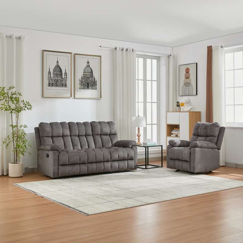4 Seater Fabric Settee