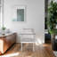Banc en velours Reslier