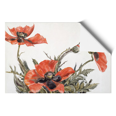 Red Poppies by Charles Demuth - Frameless Print