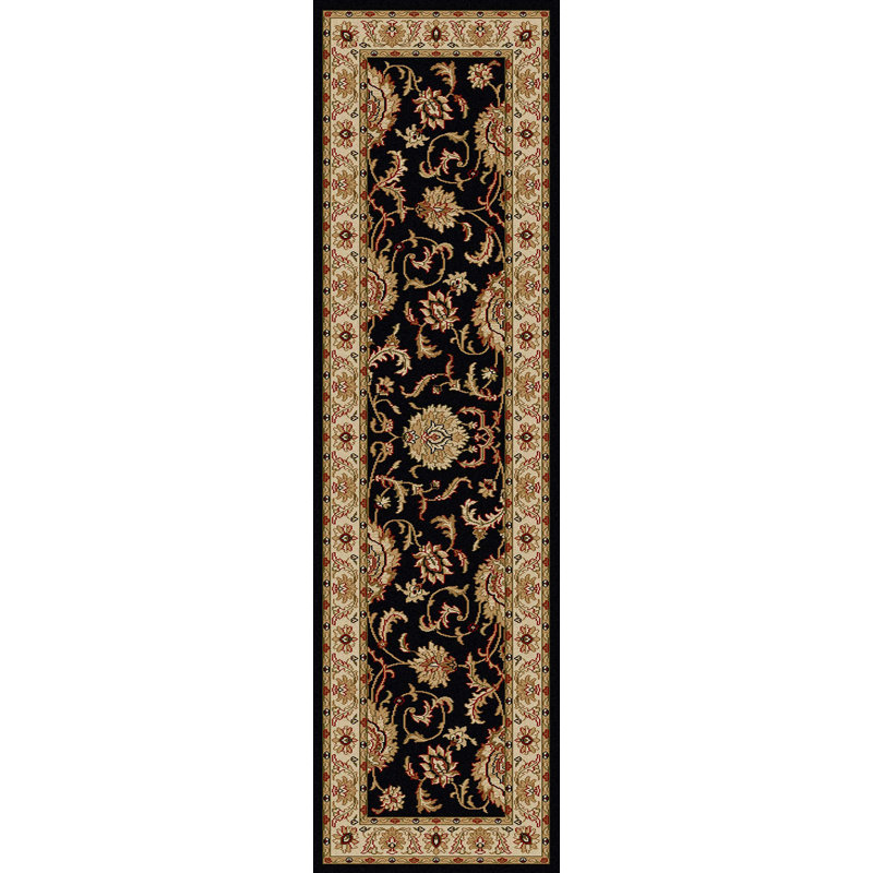 Tapis noir / beige Weisgerber, Tapis de couloir : 2 pi 2 po x 7 pi 7 po