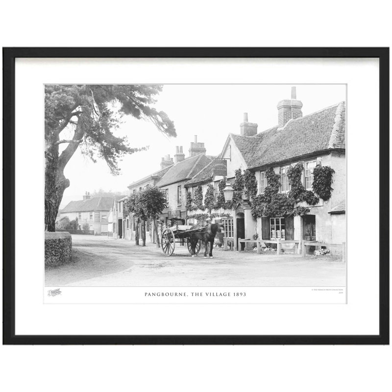 Pangbourne, The Village 1893 by Francis Frith - Single Picture Frame Print, 40cm H x 50cm W x 2.3cm D