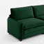 81 Inch Corduroy Loveseat Sofa With Pillows-2117053958