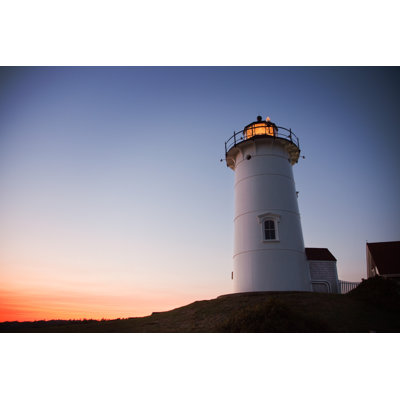 " Nobska Lighthouse At Sunset " by Carlstoveland