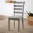 Dining Table Fabric Seat Rustic Style-874602407