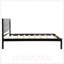 Structure de lit plateforme simple avec tête de lit, support en lattes de bois, aucun sommier nécessaire, durable et élégant-1908826870-1908826865