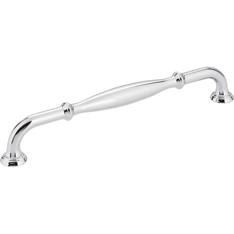 Tiffany Bar Pull, 7 9/16", Polished Chrome