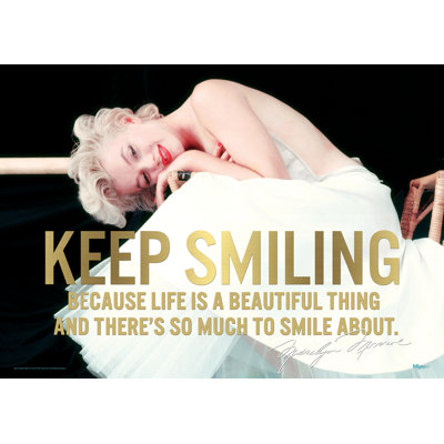 Marilyn Monroe (Keep Smiling)' Wall Decor
