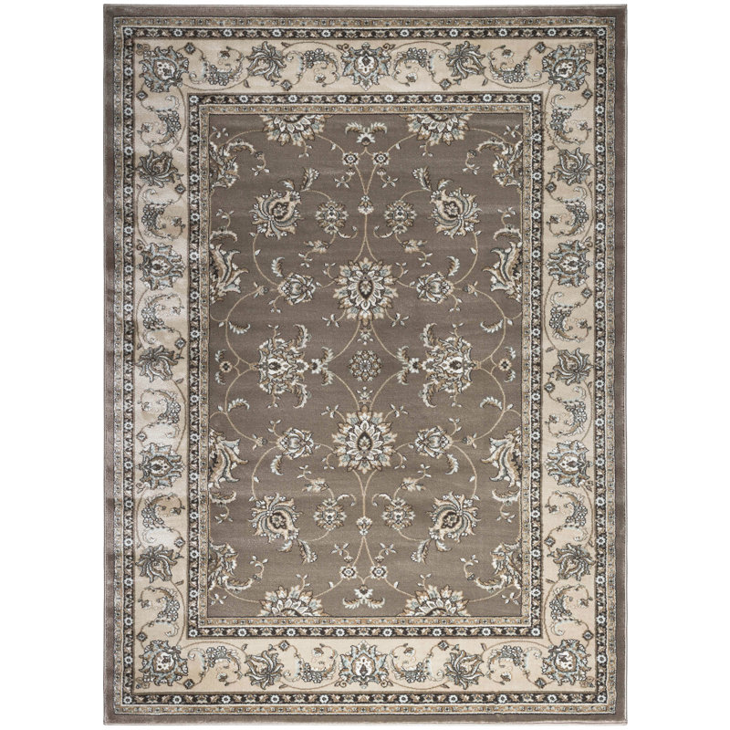 Tapis oriental brun Ackermanville, Rectangle 3 pi 3 po x 4 pi 11 po