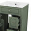 Meuble-lavabo 24 po avec lavabo en céramique, 1 porte à fermeture silencieuse et 2 tiroirs-1475532682