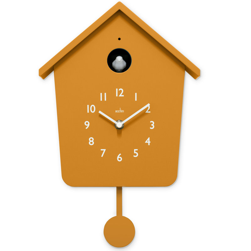 Casper Cuckoo Wall Clock, Marigold