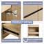 Base de meuble-lavabo simple 30 po seulement