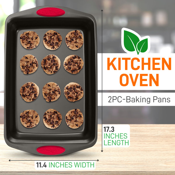 Non-Stick Oven Pan Baking Sheet Set — NutriChef Kitchen