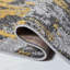 Tapis gris / jaune en polypropylène tissé à la machine à motif abstrait Riebe-28659769