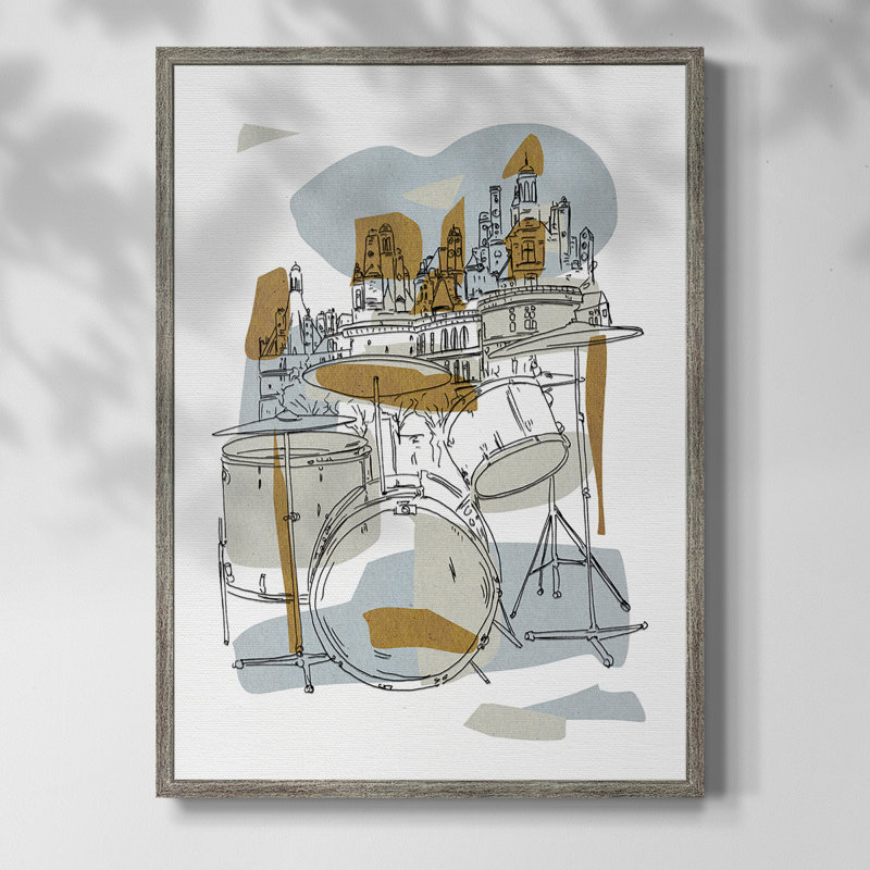 Rehearsal IV Framed Print - Solid Wood, 11" H x 9" W