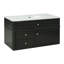 Meuble-lavabo mural 36 po avec lavabo simple en céramique-469272058