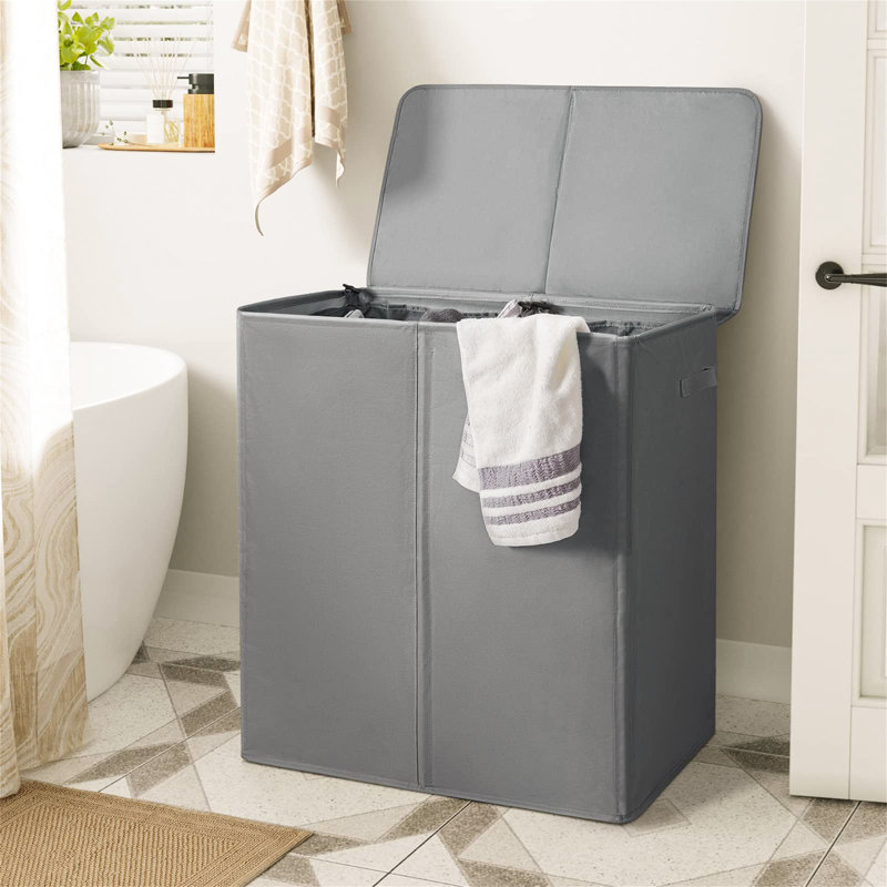 Laundry Sorter with Handles, Grey