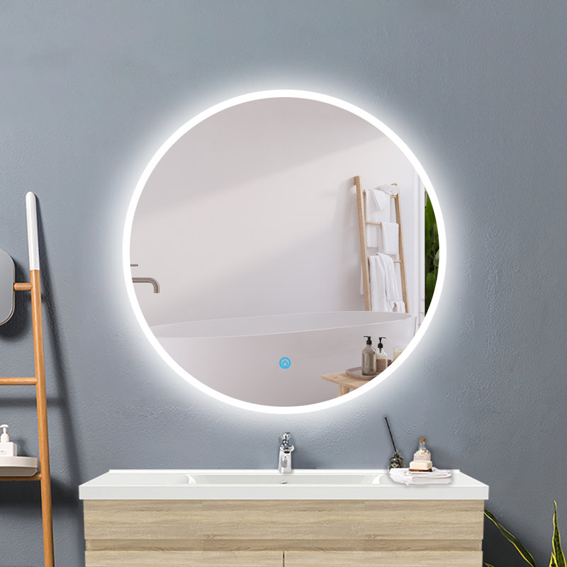 Alaunna Round Mirror, 70cm x 70cm