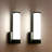 12 " H Dimmable Modern LED Wall Sconce with Rectangular Acrylic Lampshade, 3000K Hardwired-1533343096