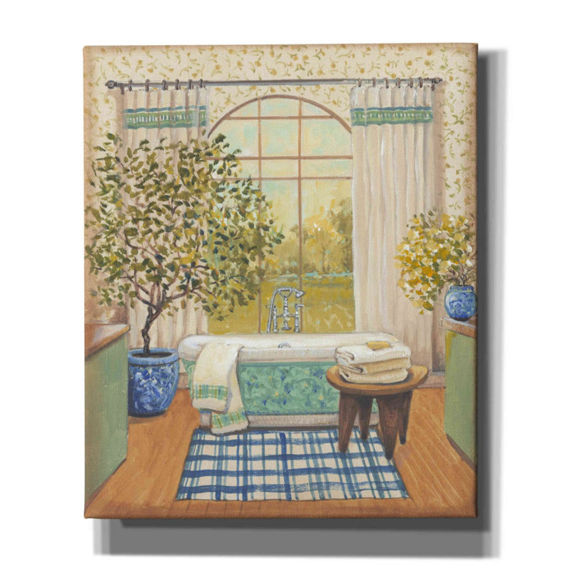 «Room With A View I» par Tim O'toole, art mural sur toile, H 24 po x l 20 po x P 0,75 po