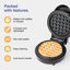 VonShef 12.5cm Round Waffle Maker