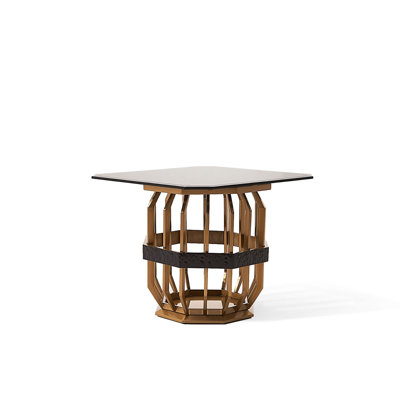 Glass Top End Table
