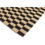 Tapis géométrique beige / noir en laine noué à la main à motif géométrique 4 pi 5 po x 5 pi 9 po Cedorah