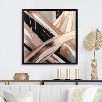 " Metallic Stripes And Circles II "