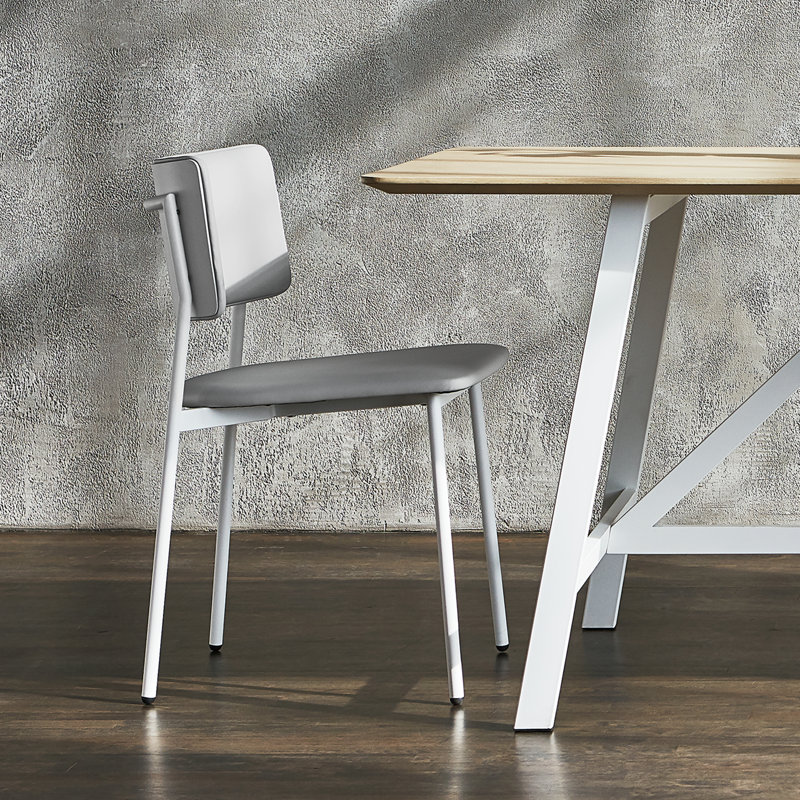Signal Chair, Putty Putty Faux Leather, White