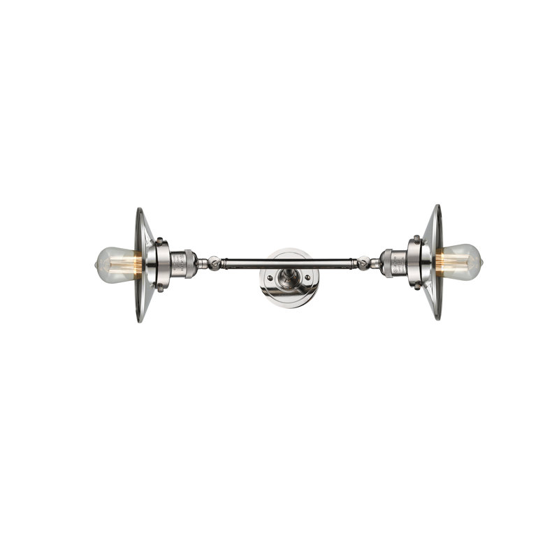 Mikkelsen Armed Sconce, Polished Nickel