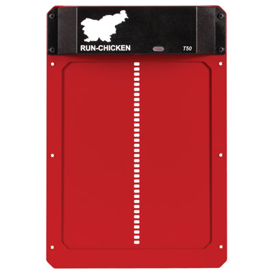   RUN-CHICKEN - Automatic Chicken Coop Door - Classic (Red)