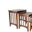 Tables gigognes en bois massif