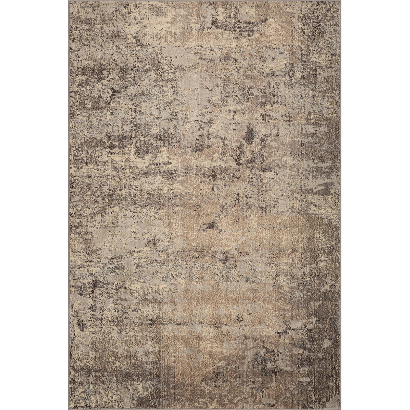  Tapis abstrait moderne Monet, Rectangle 6'7" x 9'