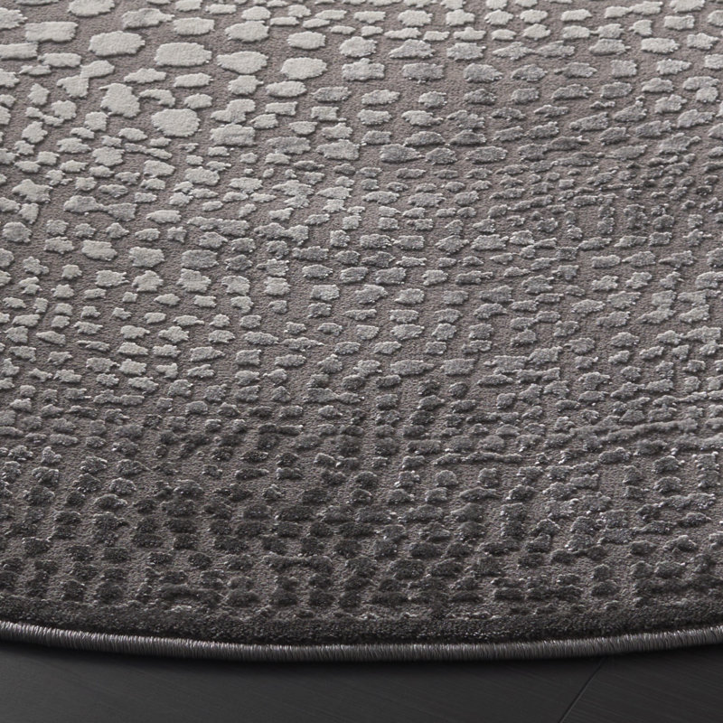 Blossie Performance Abstract Rug, Round 6'7"