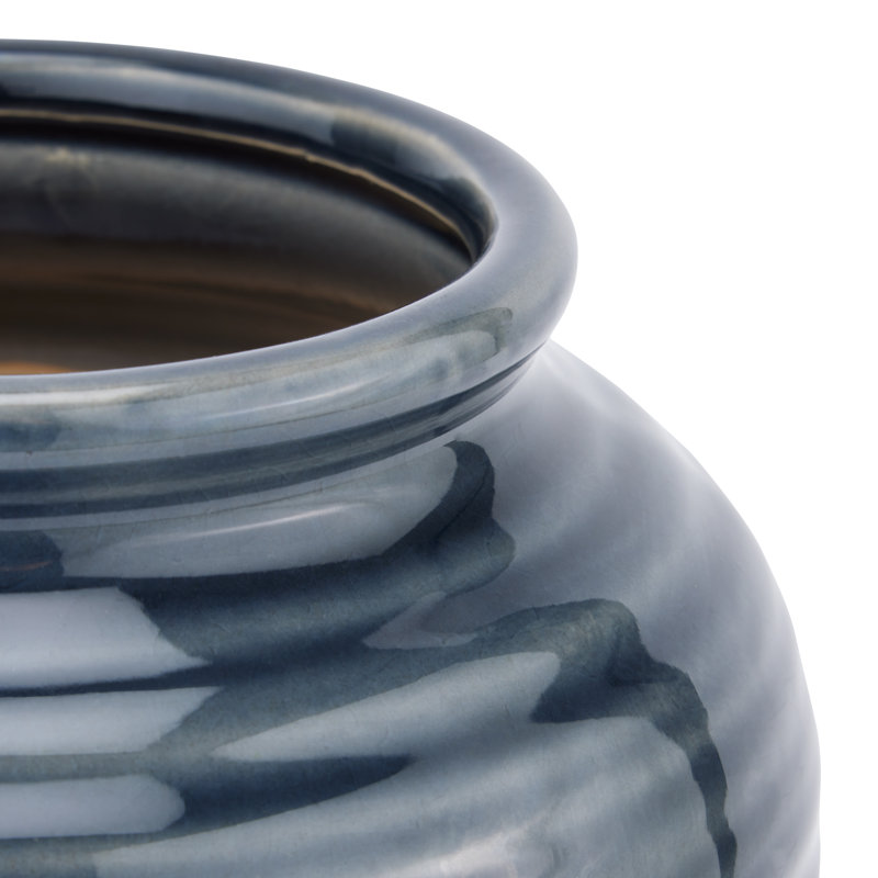 Cureton Ceramic Table Vase, 17cm H x 18cm W x 18cm D