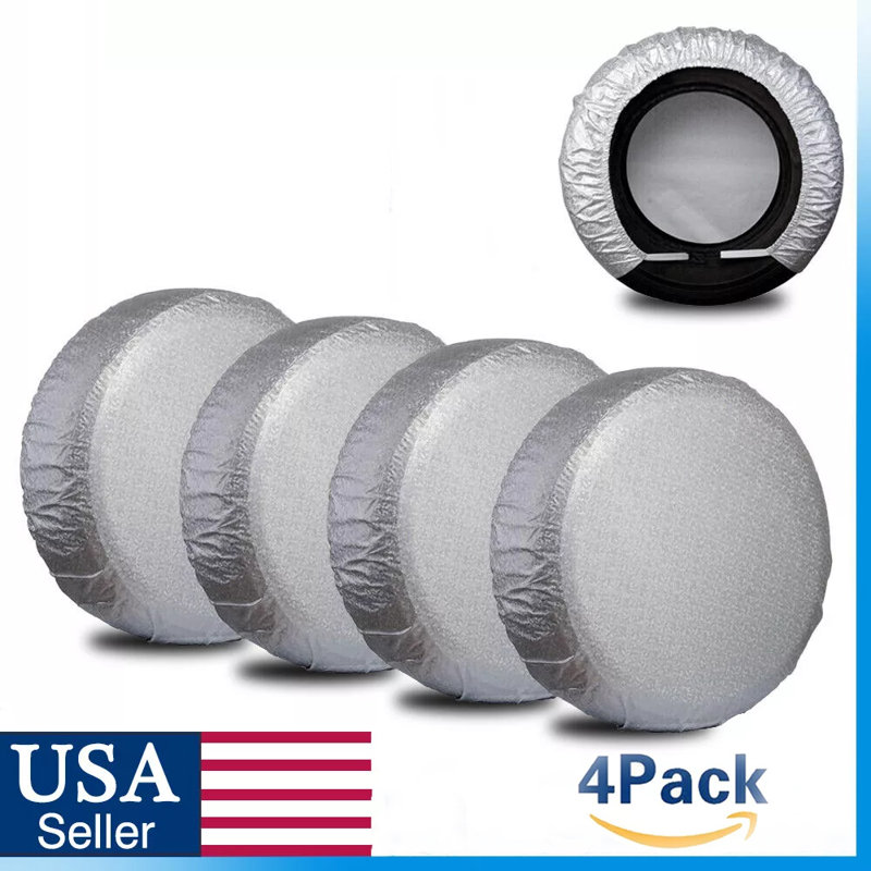 4PCS Waterproof Wheel Tire Covers