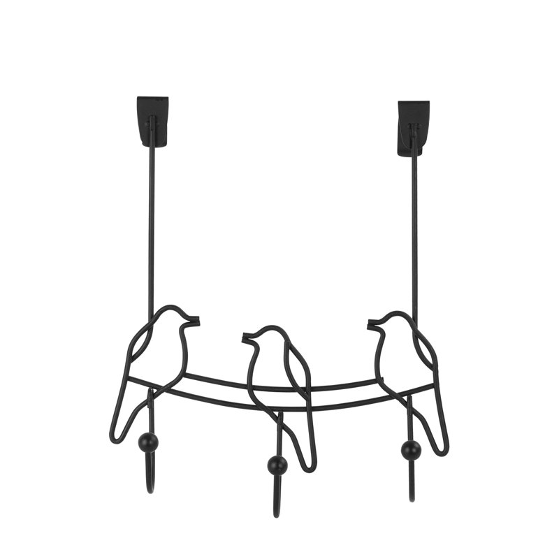 Tweet Metal Over-the-Door 3 - Hook Coat Rack