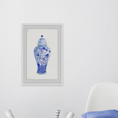 Blue Vase - Single Picture Frame Painting