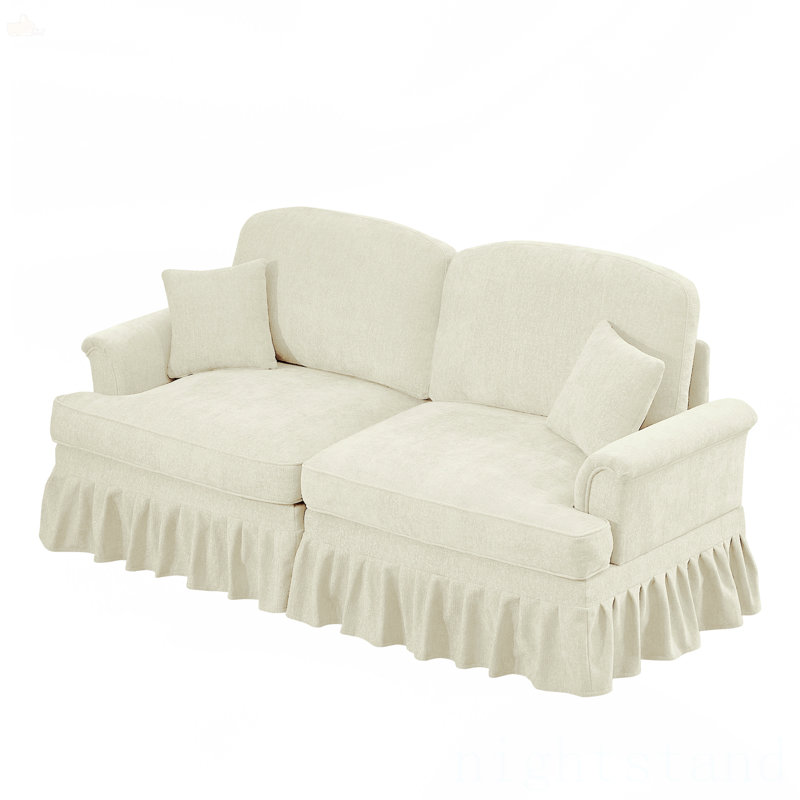 Elegant Mid Century Oversized Large Two Seater Sofa