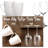 Altavious Wall Mounted Wine Bottle Rack in Clear
