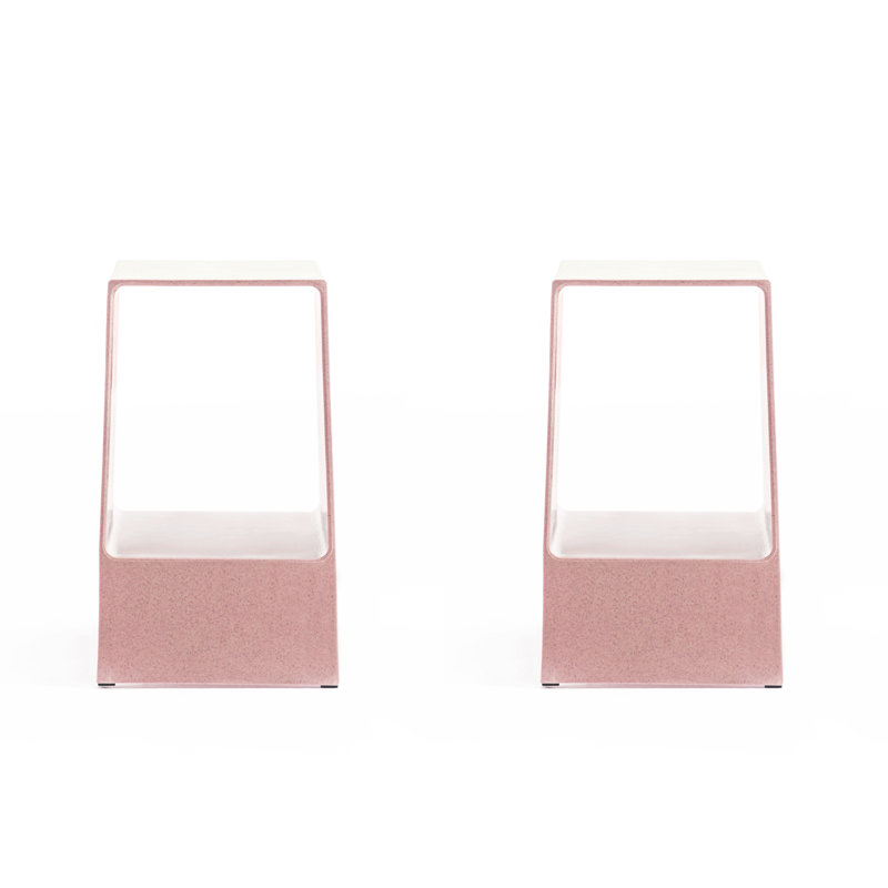 Table de bout TOMO (ensemble de 2), Rose