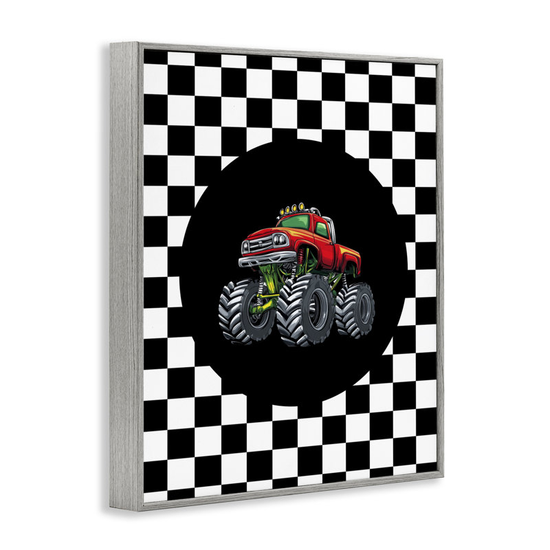 «Monster Truck Dude», estampe numérique, conception de Kim Allen, Estampe numérique Farmhouse, H 14 po x l 11 po